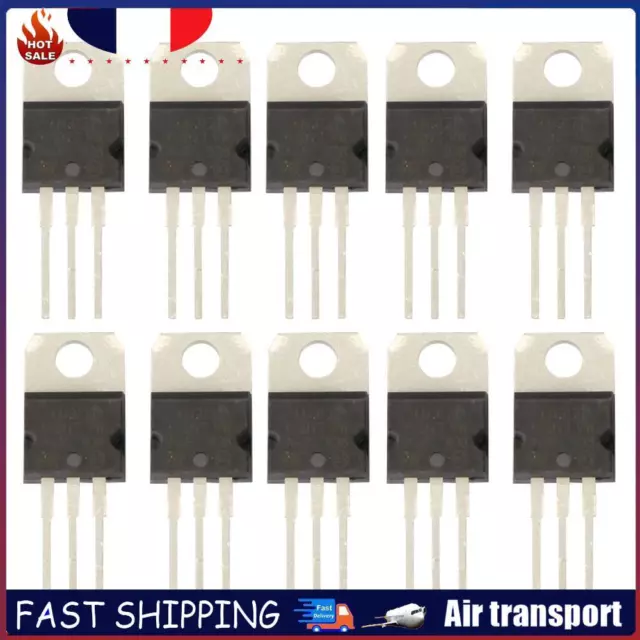 Haute qualité 10Pcs LM317T LM317 1.2V à 37V 1,5 a régulateur de tension réglable