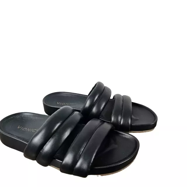 Vionic Safari Mayla Women's Sandal Black Loops Slip onClosure 9 M EU 40