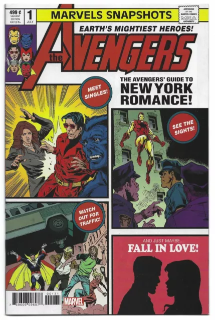 Marvels Snapshots Avengers #1 2020 Unread Staz Johnson Variant Marvel Comic Book