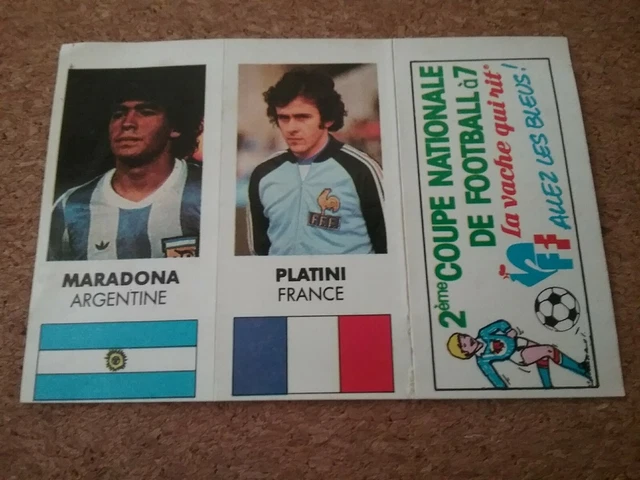 Coupe Du Monde Poster 160 Vignettes Espagne 82 Maradona Platini World Cup