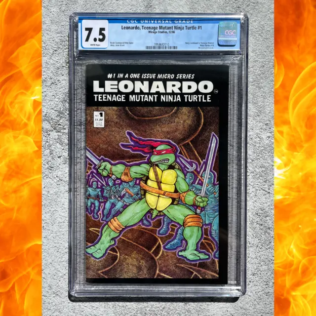 🔥 Leonardo #1 CGC 7.5 TMNT Teenage Mutant Ninja Turtles 1986 🔥