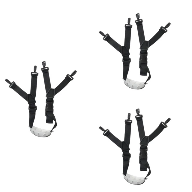 3 Count Mentonnières De Casque Sangle Sécurité Élasticité Tactique