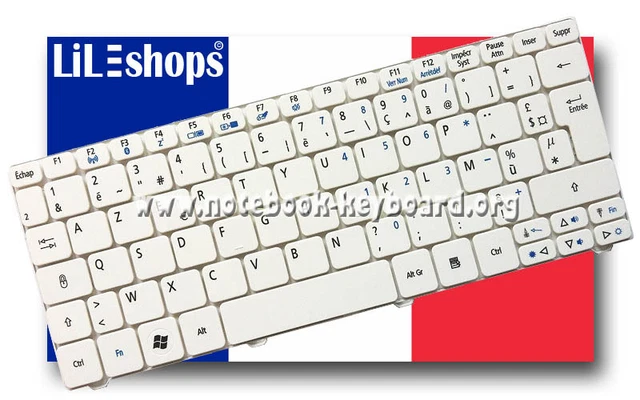 CLAVIER NSK-AF30F 9J.N8782.30F pièce détachée pc portable Acer aspire