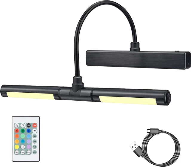 Honwell LED Bildleuchte mit Fernbedienung, wiederaufladbare LED Wandleuchten mit