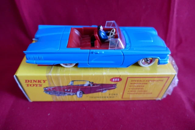 Ford Thunderbird Cabriolet Dinky Toys 555 Deagostini Voiture Miniature
