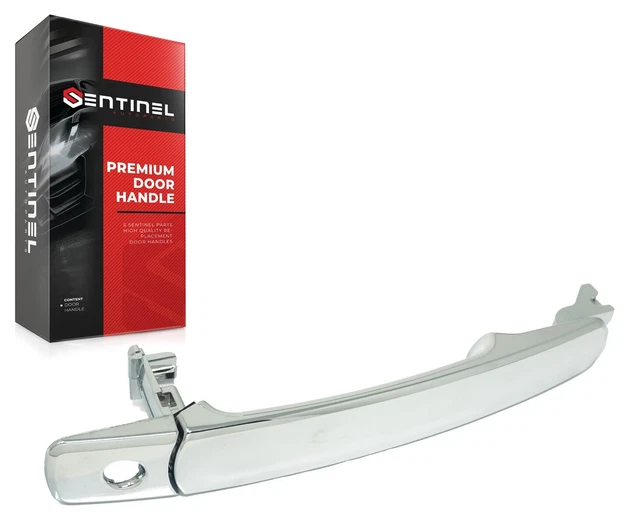 thumbnail image 2 of Autodayplus Chrome Front Left Door Handle For 2007-2014 Cadillac Escalade – W/Keyhole, OE Spec 2 of 6