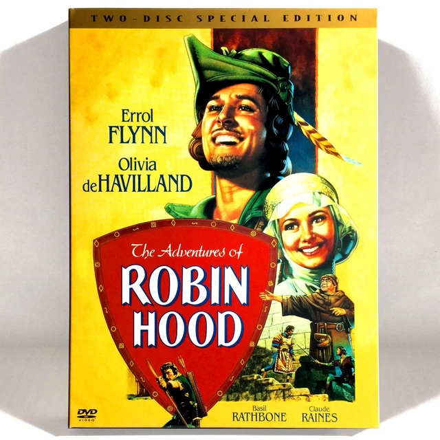 The Adventures of Robin Hood (2-DVD, 1938, Full Screen, Special Ed)  Errol Flynn