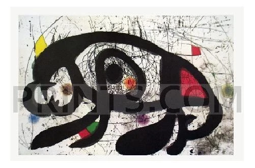Joan Miro Untitled (horizontal) Offset Lithograph Edition of 250