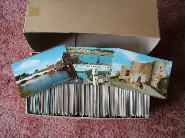 3 kg Box / Bulk Lot of Postcards of GREAT BRITAIN. Standard size. Used & Unused.