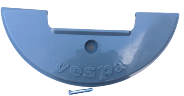 Ukscooters Spare Wheel Cover With Bolt – Half Moon Style For Vespa PX / LML / T5 (Black)