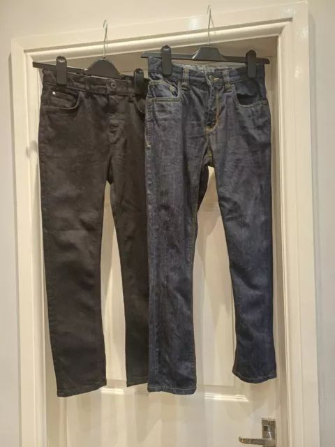 X2 Boys Jeans Black/Blue Denim Age 10 Years