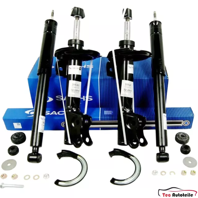 4x SACHS Stoßdämpfer vorne + hinten Mercedes B klasse W245 B160 B170 B180 B200