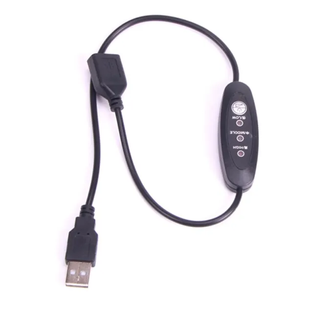 USB 5V-12V Temperaturregler Heizungsthermostat 3-Fach Einstellbar 24W G6X61783