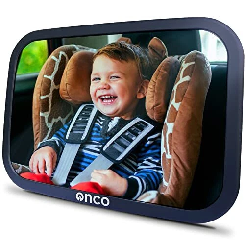 Onco Baby Rückspiegel Autospiegel für Ihren Rücksitz 100 % bruchsicher Essentials...