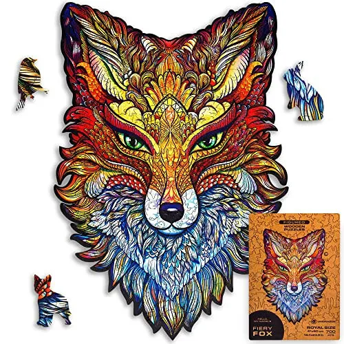 UNIDRAGON Wooden Puzzle Jigsaw, Best Gift for Adults and Children, Unique  [NEW]