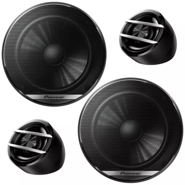 Pioneer TS-G170C 17cm 6.5 Inch 2 Way Car Van Component Door Speakers 45w RMS