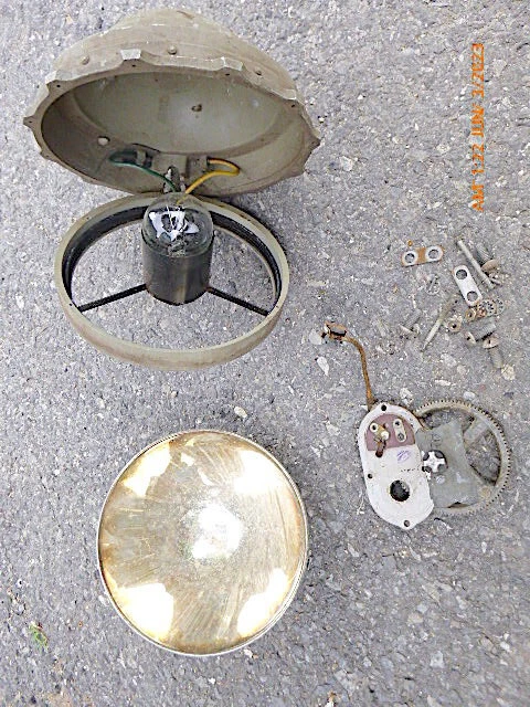 Vintage Grimes Model 250 Landing Light Parts Vintage Grimes Model 250 Landing Light Parts