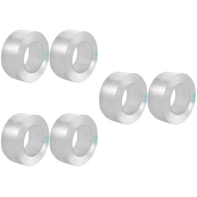 6 Rolls Clear Caulk Tapes Self Adhesive Tapes Sealing Strip Tapes for Windows