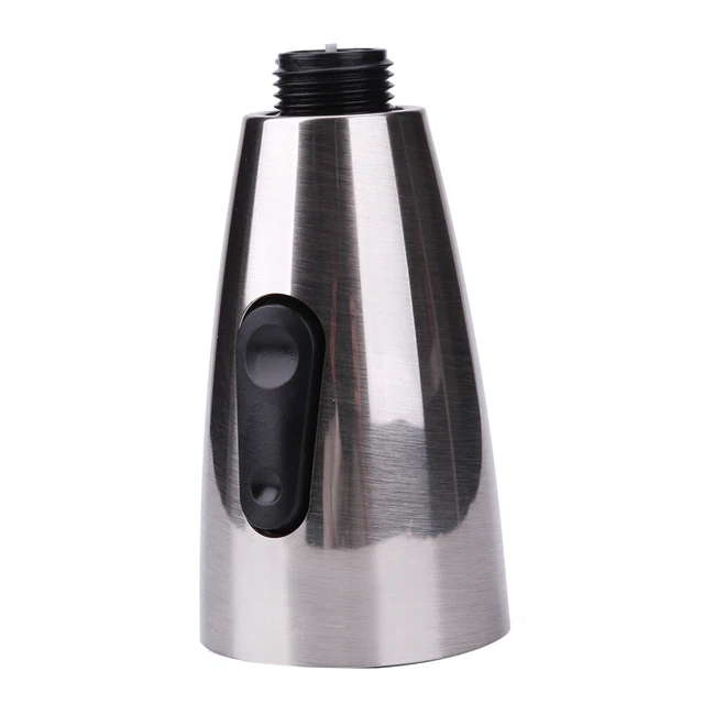 Cabezal de grifo 360 grados 2 modos filtro lavabo pulverizador boquilla extraíble (A)