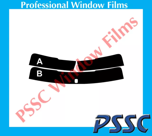 PSSC Pre Cut Sun Strip Car Window Films - Ford Focus 5 LX 2004 to 2009