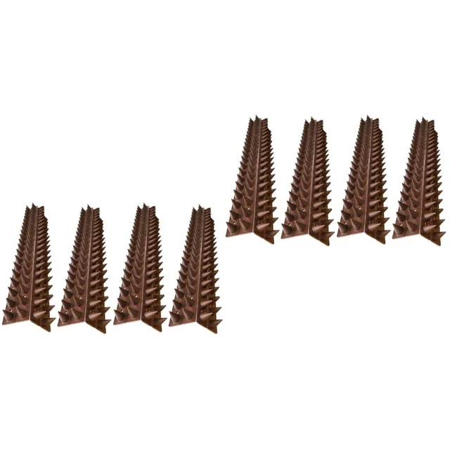 MSJSZP Anti-Kletter-Spikes Für Zäune – 6 Stück Metall-Sicherheitsspikes | Abschreckung Für Eindringlinge & Tiere | Einfache Montage Mit Schrauben