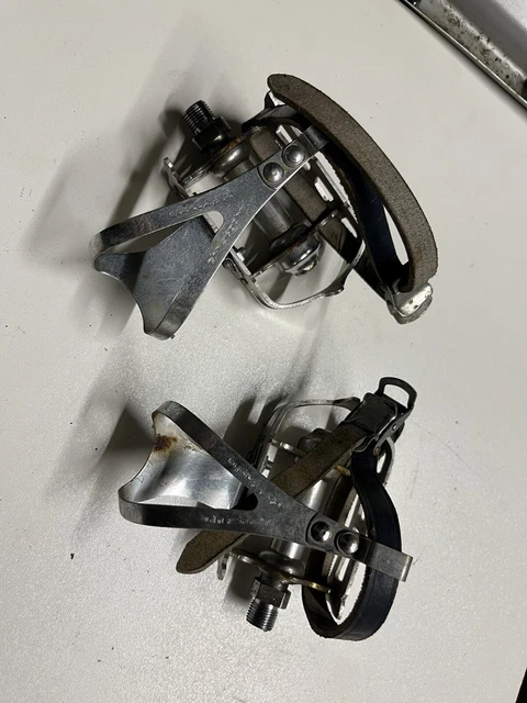 PAIRE DE PÉDALES WECO ANCIENNES POUR VELO COURSE / PAIR PEDALS VINTAGE
