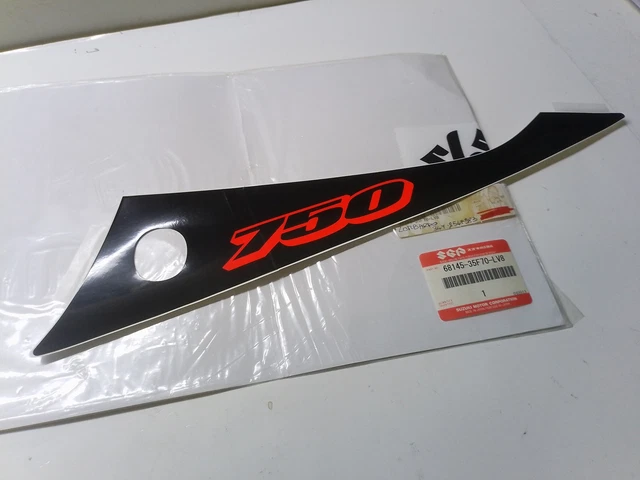 Autocollant De Carénage Droit Suzuki GSX-F 750 - Réf. 68681-21C00-1WH - Neuf