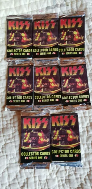 Kiss Collector Cards 8 Packs Series One