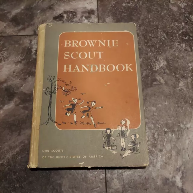 Vintage 1951 Brownie Scout Handbook -Girl Scouts of the USA