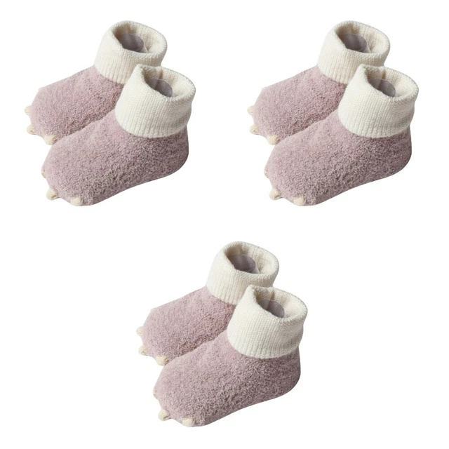 3 Pairs baby knee high socks Chaussures Non Chaudes Chaussettes Rembourrées Chif
