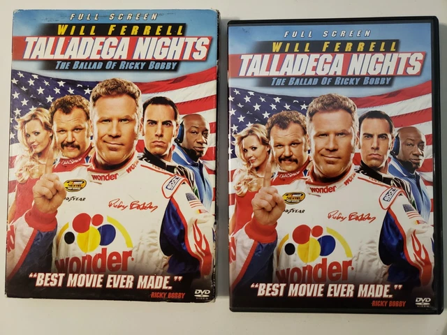 TALLADEGA NIGHTS: THE Ballad of Ricky Bobby DVD 2006 (With Slip