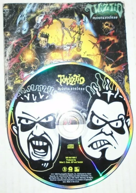 Twiztid Mostasteless CD 1999 Psychopathic Records MNE Majik Ninja juggalo