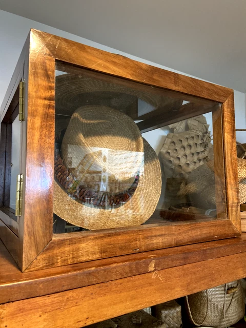Museum Piece weaved Hawaiian Hat  by Curtis Loo on the Big Island