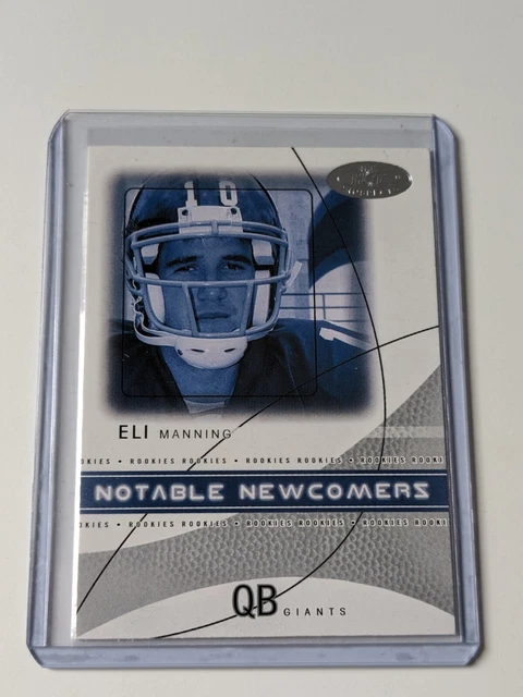 Fleer Hot Prospects 2004 Eli Manning Giants Rookie RC Notable Newcomers NFL