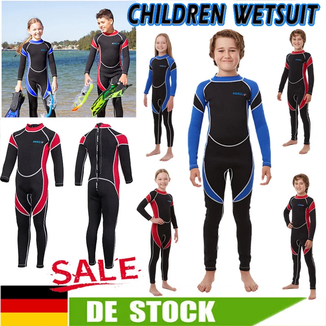 Gogokids Kinder Neoprenanzug 2.5mm - Thermischer Badeanzug Mit UV 50+ Schutz