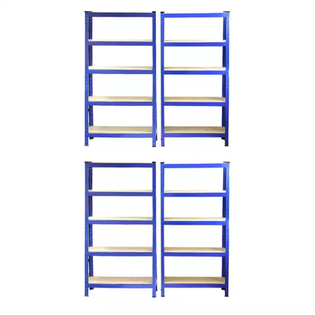 Monster Racking - 4 Rayonnages T-Rax Bleus 75cm x 30cm x 150cm