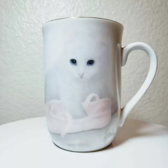 Otagiri Bob Harrison Kitten Cat W/Ballerina Slipper Coffee Mug Tea Cup Japan