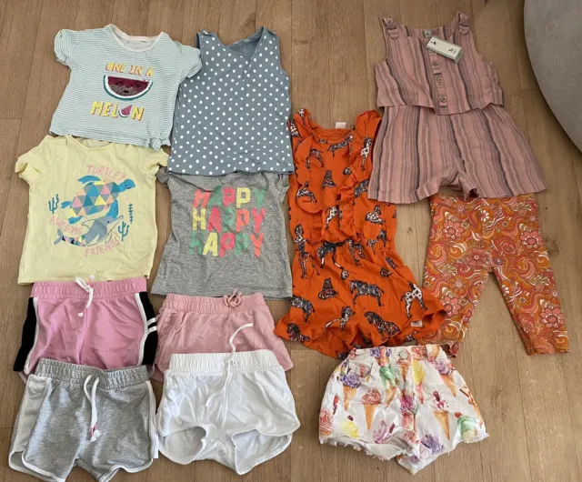 Girls Bubdle of Summer Clothes, Age 5-6 Years, Next/M&S/Ty/Primark, USED