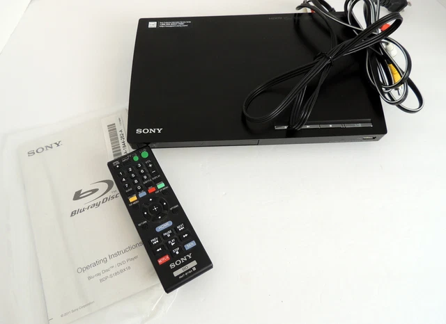 Sony BDP-BX18 Blu-Ray Player With Remote UNTESTED FOR PARTS