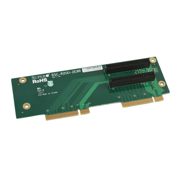 SUPERMICRO RSC-R2UU-UA3E8+ RISER Card LHS Active UIO PCIe 2U Server Riser  Card $29.99 PicClick