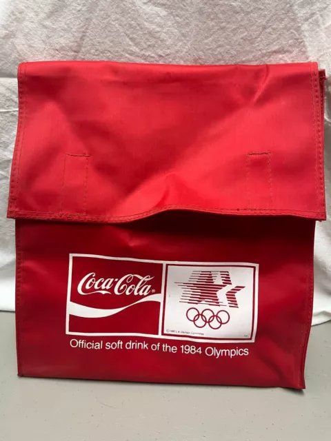 Coca Cola - 1984 Olympic Nylon Backpack Very Good Condition