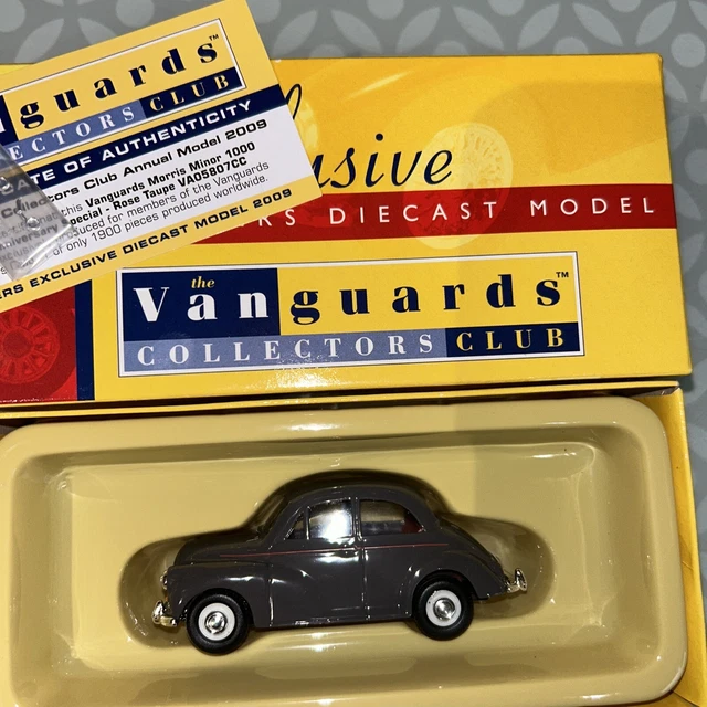 Ltd Edn Vanguards VA05807CC 1:43 Morris Minor 1000 Rose Taupe EBE 167C NEW