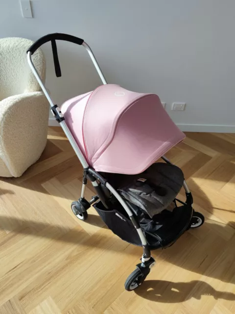 Bugaboo Bee 5 Parm Excellent Condition Pink Canopy