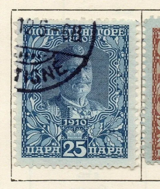 Montenegro 1910 Early Issue Fine Used 25p. NW-112935