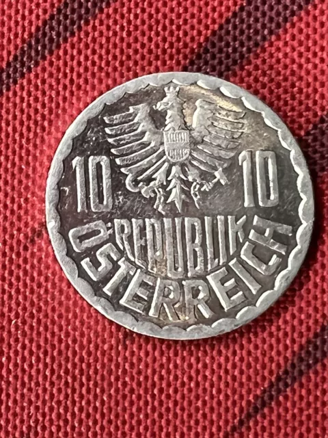 Austria 1996 10 Groschen Coin KM#2878
