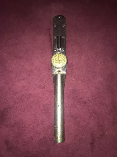 Vintage SNAP-ON TORQOMETER 1003-AL-14 1000 FOOT POUND 1" Drive Torque Wrench