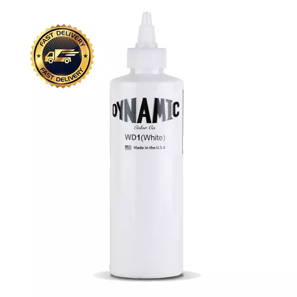 227ml Dynamic Weiß Tattoo Tinte - Original Flasche für Futter Und Schattierung