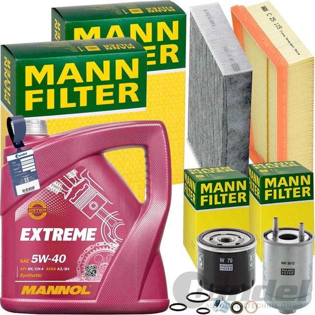 MANN INSPEKTIONSPAKET+MANNOL 5W-30 MOTORÖL Passend