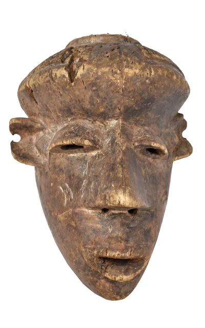 Pende Face Mask Wood Congo African Art