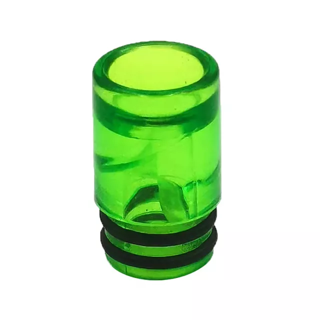 510 Resin Hardware Drip Nozzle Anti Scald Straw Joint Acrylic Spiral Drip Tip